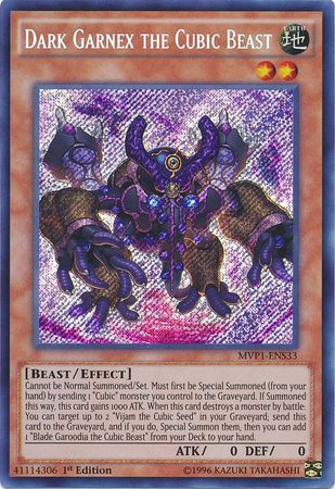 Dark Garnex the Cubic Beast - MVP1-ENS33 - Secret Rare 1