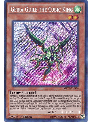 Geira Guile the Cubic King - MVP1-ENS36 - Secret Rare