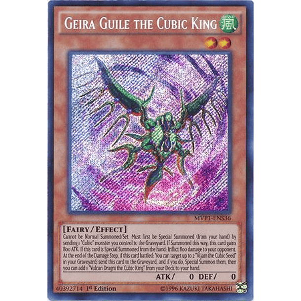 Geira Guile the Cubic King - MVP1-ENS36 - Secret Rare