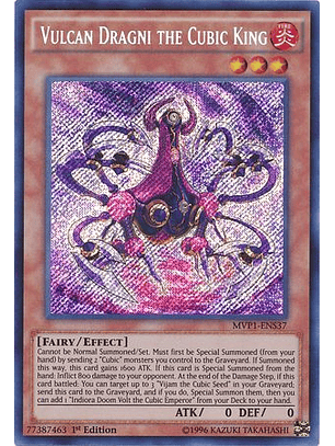 Vulcan Dragni the Cubic King - MVP1-ENS37 - Secret Rare