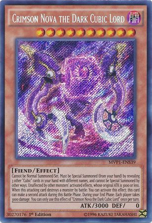 Crimson Nova the Dark Cubic Lord - MVP1-ENS39 - Secret Rare 1