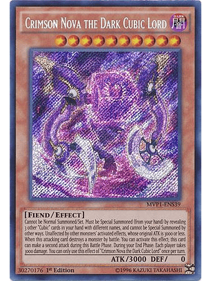 Crimson Nova the Dark Cubic Lord - MVP1-ENS39 - Secret Rare
