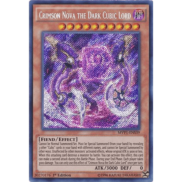 Crimson Nova the Dark Cubic Lord - MVP1-ENS39 - Secret Rare