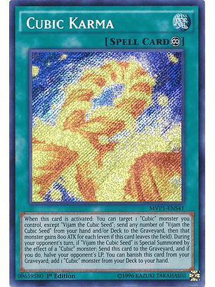 Cubic Karma - MVP1-ENS41 - Secret Rare