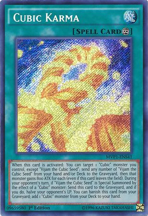 Cubic Karma - MVP1-ENS41 - Secret Rare