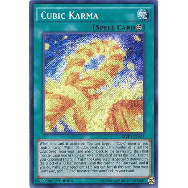 Cubic Karma - MVP1-ENS41 - Secret Rare