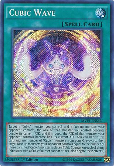 Cubic Wave - MVP1-ENS42 - Secret Rare