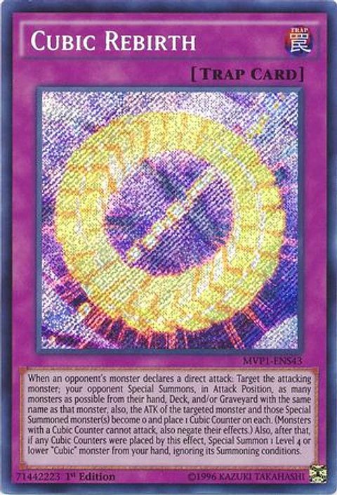 Cubic Rebirth - MVP1-ENS43 - Secret Rare