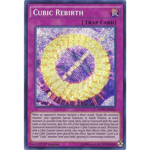 Cubic Rebirth - MVP1-ENS43 - Secret Rare
