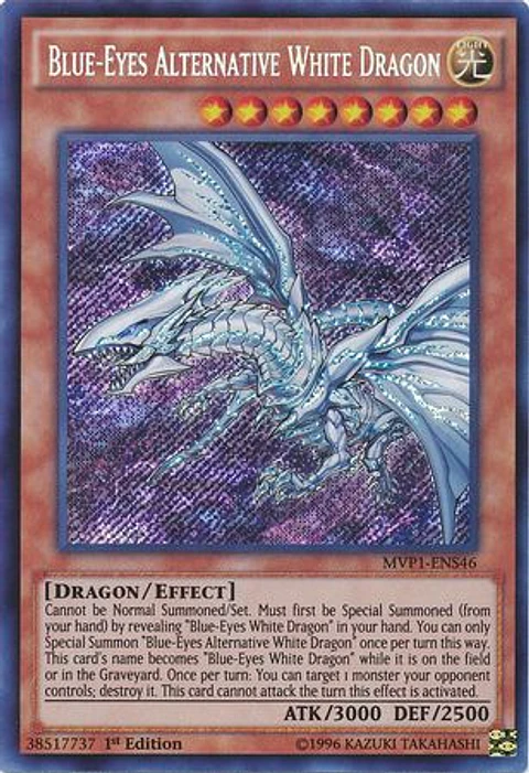 Blue-Eyes Alternative White Dragon - MVP1-ENS46 - Secret Rare 