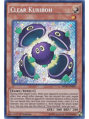 Clear Kuriboh - MVP1-ENS47 - Secret Rare