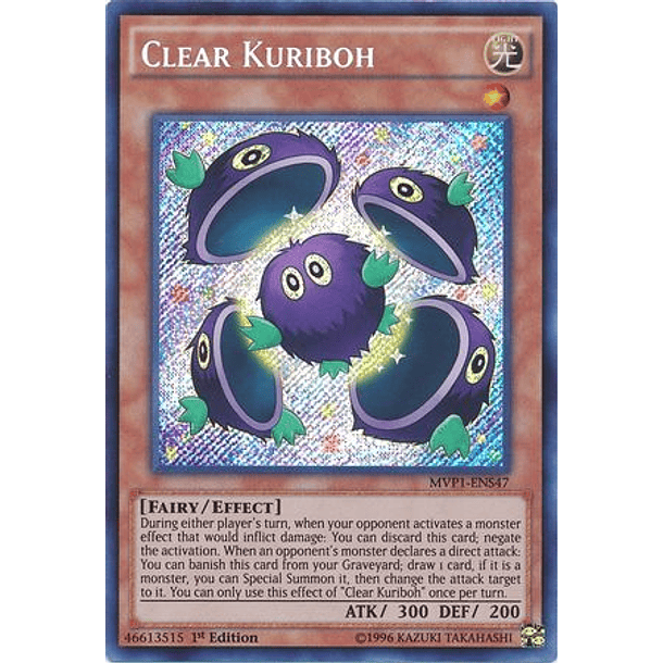 Clear Kuriboh - MVP1-ENS47 - Secret Rare