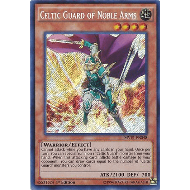 Celtic Guard of Noble Arms - MVP1-ENS48 - Secret Rare