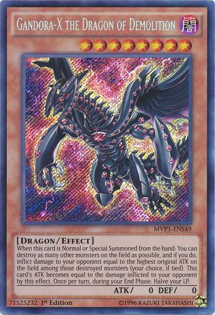 Gandora-X the Dragon of Demolition - MVP1-ENS49 - Secret Rare 1