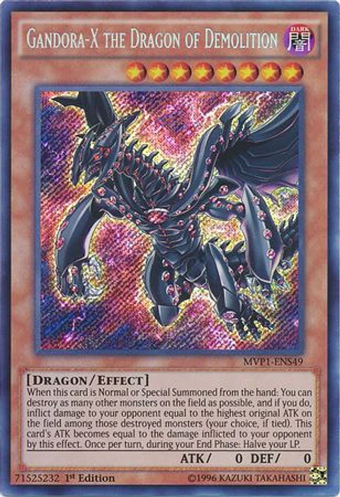 Gandora-X the Dragon of Demolition - MVP1-ENS49 - Secret Rare