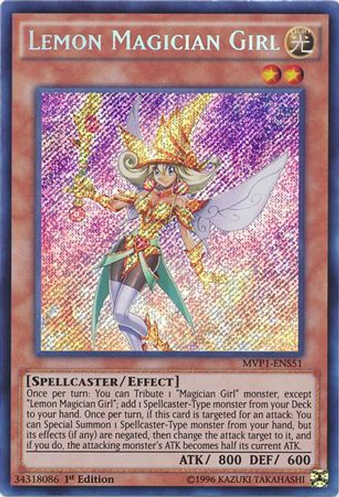 Lemon Magician Girl - MVP1-ENS51 - Secret Rare