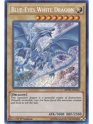 Blue-Eyes White Dragon - MVP1-ENS55 - Secret Rare