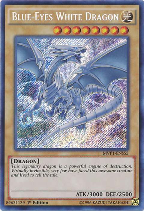 Blue-Eyes White Dragon - MVP1-ENS55 - Secret Rare