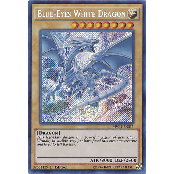 Blue-Eyes White Dragon - MVP1-ENS55 - Secret Rare