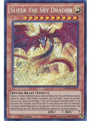 Slifer the Sky Dragon - MVP1-ENS57 - Secret Rare