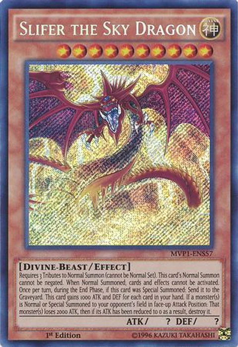 Slifer the Sky Dragon - MVP1-ENS57 - Secret Rare