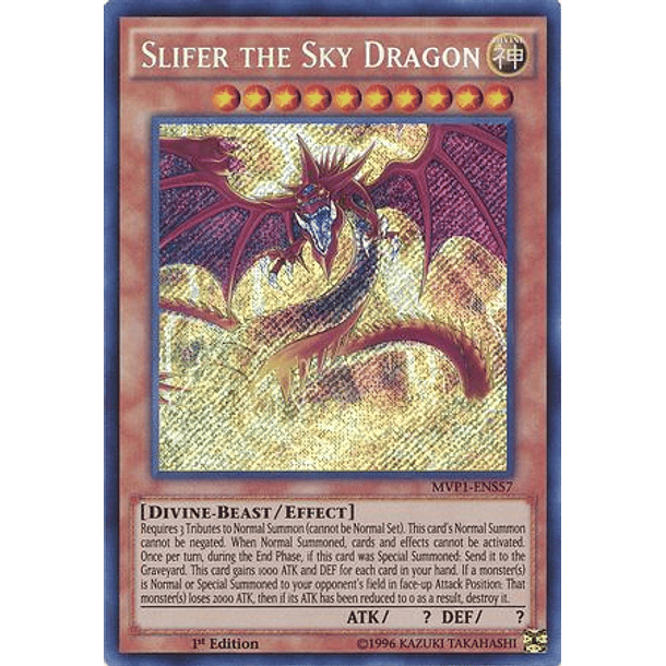 Slifer the Sky Dragon - MVP1-ENS57 - Secret Rare