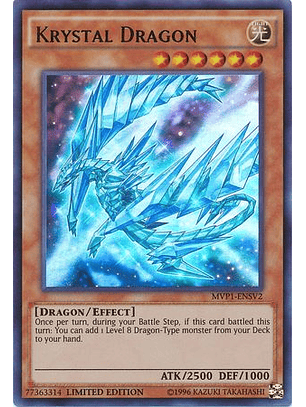 Krystal Dragon - MVP1-ENSV2 - Ultra Rare Limited Edition