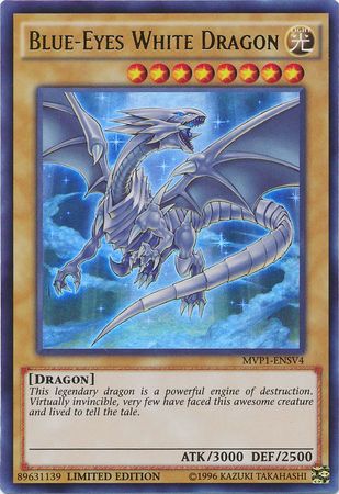 Blue-Eyes White Dragon - MVP1-ENSV4 - Ultra Rare Limited Edition 1