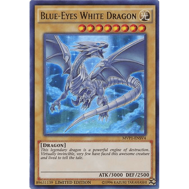 Blue-Eyes White Dragon - MVP1-ENSV4 - Ultra Rare Limited Edition