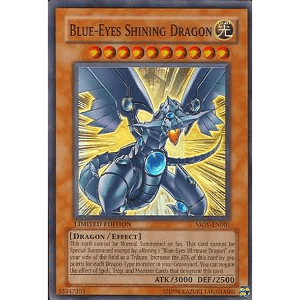 Blue-Eyes Shining Dragon - MOV-EN001 - Super Rare