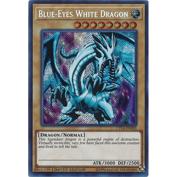 Blue-Eyes White Dragon - CT14-EN002 - Secret Rare 