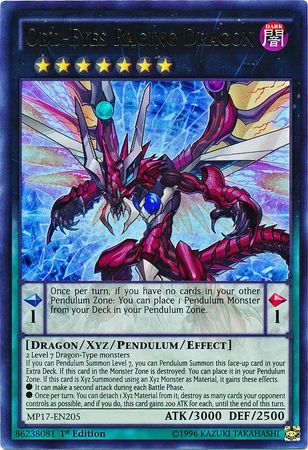 Odd-Eyes Raging Dragon - MP17-EN205 - Ultra Rare 1