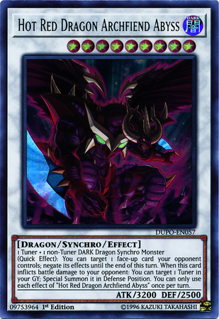 Hot Red Dragon Archfiend Abyss - DUPO-EN057 - Ultra Rare 1