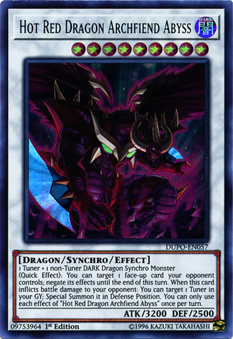 Hot Red Dragon Archfiend Abyss - DUPO-EN057 - Ultra Rare