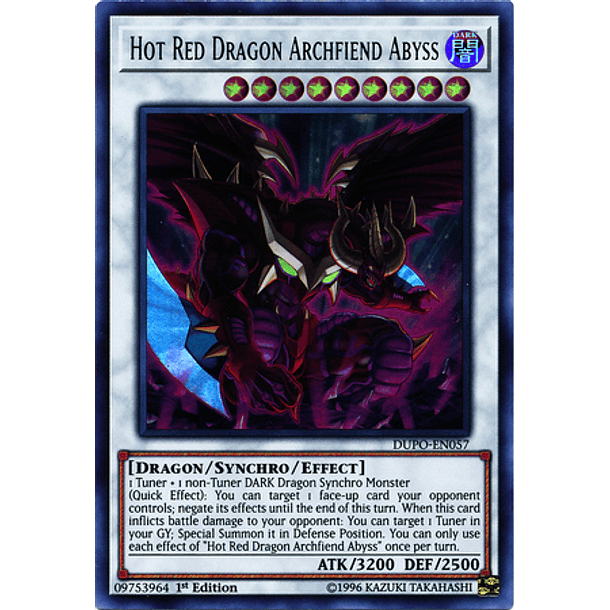 Hot Red Dragon Archfiend Abyss - DUPO-EN057 - Ultra Rare