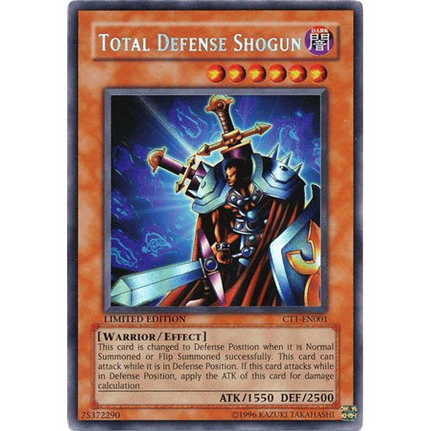 Total Defense Shogun - CT1-EN001 - Secret Rare