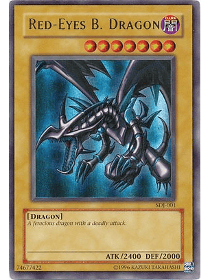 Red-Eyes B. Dragon - SDJ-001 - Ultra Rare 