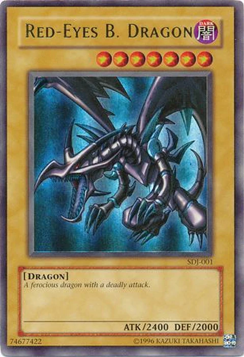 Red-Eyes B. Dragon - SDJ-001 - Ultra Rare 