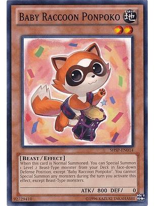 Baby Raccoon Ponpoko - SHSP-EN014 - Common