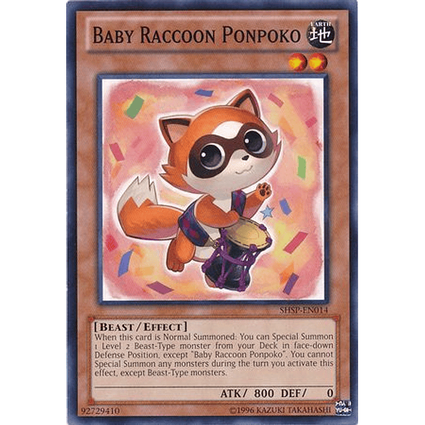 Baby Raccoon Ponpoko - SHSP-EN014 - Common