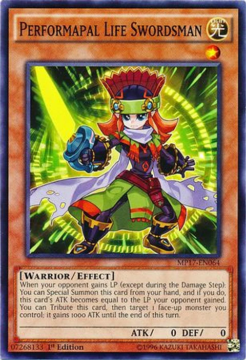 Performapal Life Swordsman - MP17-EN064 - Common