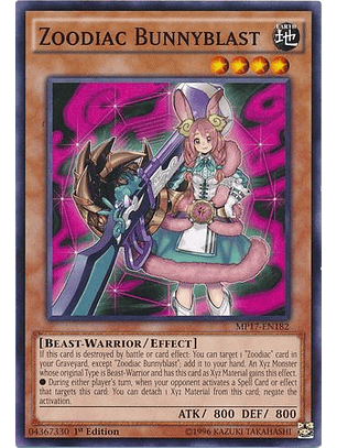 Zoodiac Bunnyblast - MP17-EN182 - Common