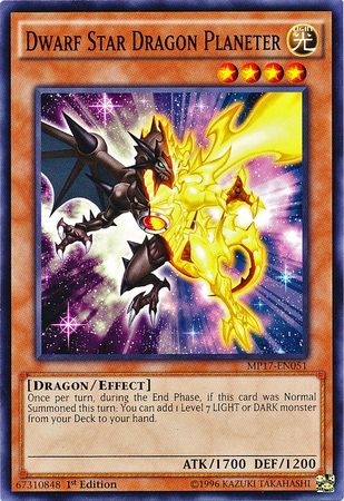 Dwarf Star Dragon Planeter - MP17-EN051 - Common 1