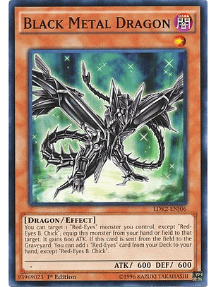 Black Metal Dragon - LDK2-ENJ06 - Common