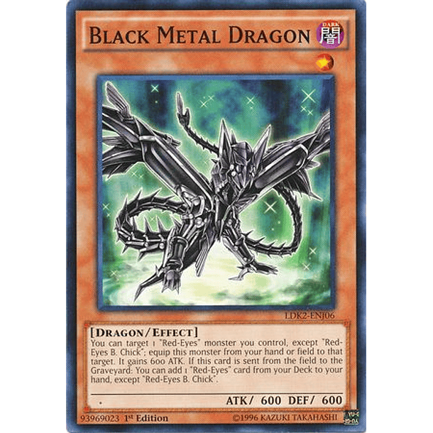 Black Metal Dragon - LDK2-ENJ06 - Common