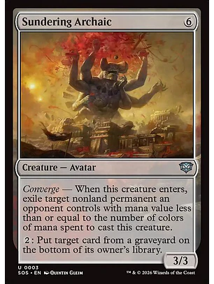 Sundering Archaic - SOS-0003 - Uncommon