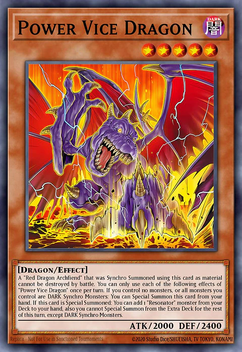 Power Vice Dragon - BLZD-EN002 - Secret Rare