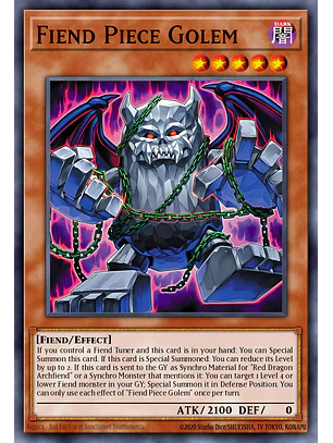 Fiend Piece Golem - BLZD-EN003 - Common