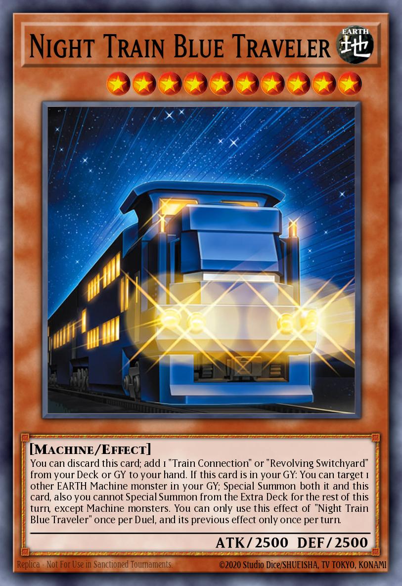 Night Train Blue Traveler - BLZD-EN007 - Super Rare 1