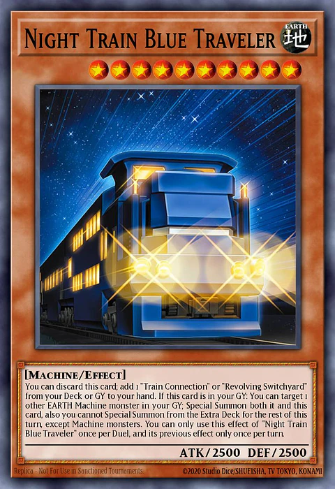Night Train Blue Traveler - BLZD-EN007 - Super Rare